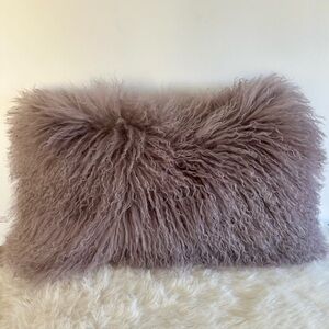 Z Galleries Mongolian Lumbar Pillow-Amethyst